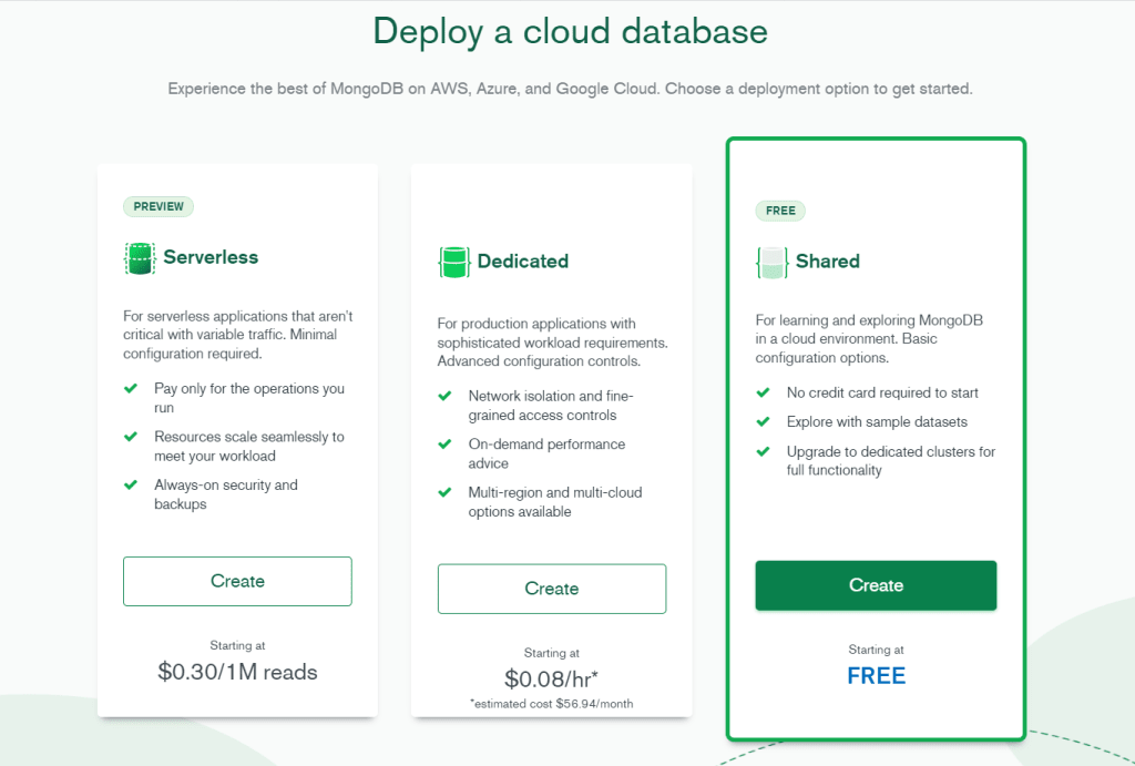 WordPress MongoDB - Create button